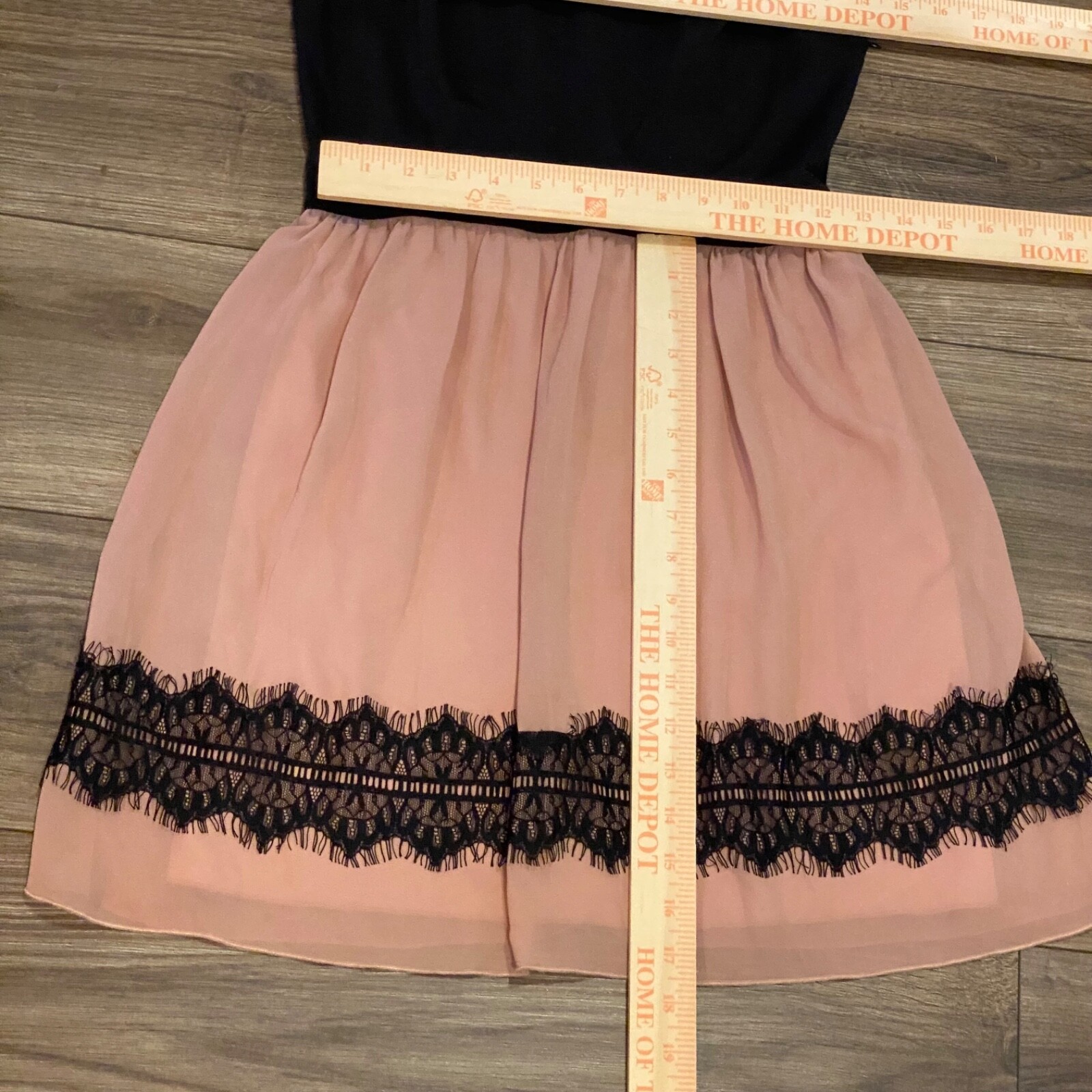Sweet Storm Pretty in Pink Dress large Black and Pink Y2K Grunge