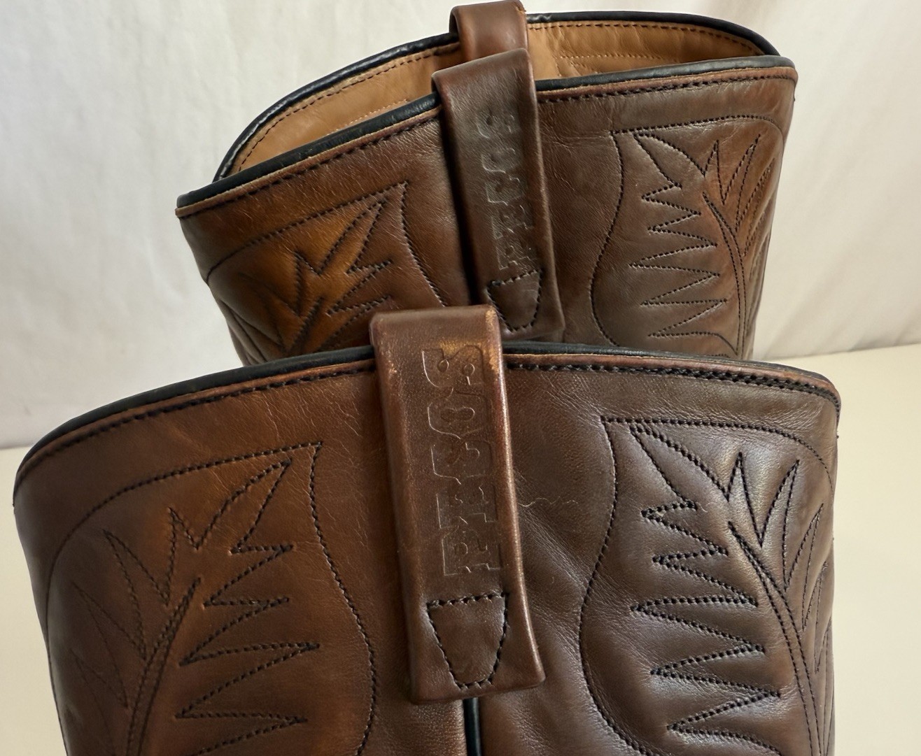 Vintage Red Wing 9801 Pecos Roper Biker Boots Mens 12B Work Pull On Cowboy USA