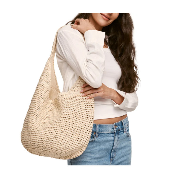 Banana Republic Women s Raffia Tote: TAN.**LIMITED TIME** FREE SHIPPING