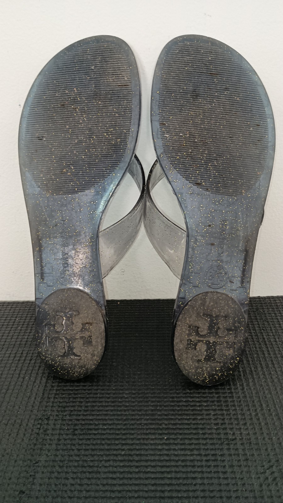 Tory Burch Jelly Sparkle Flip Flops Fit Like 9 Measurements In Pictures