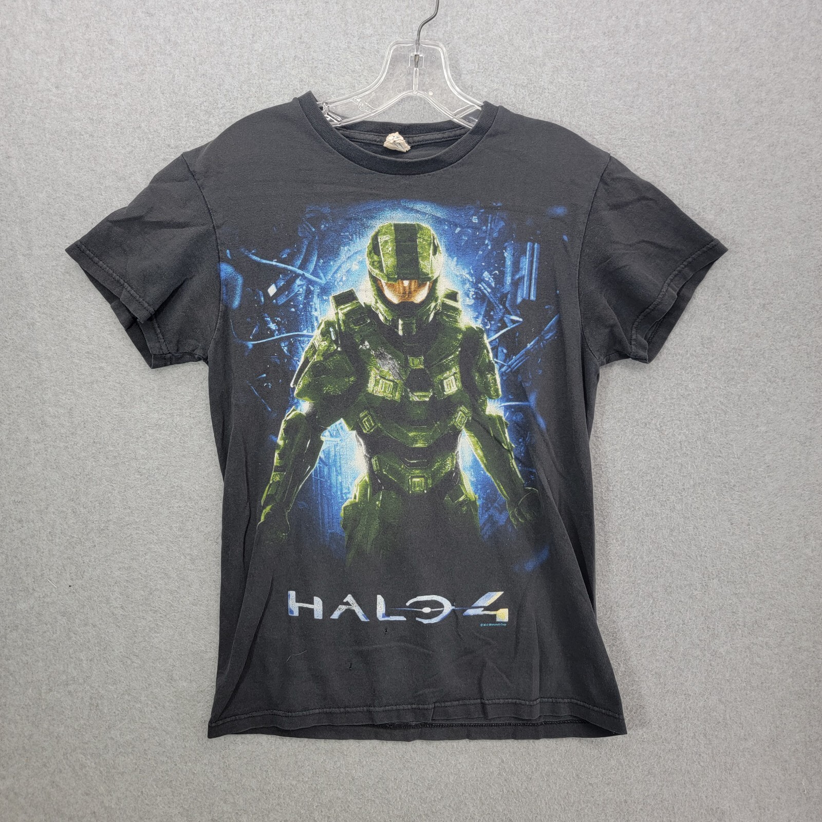2012 Halo 4 Video Game Promo Shirt adult Size small distressed y2k