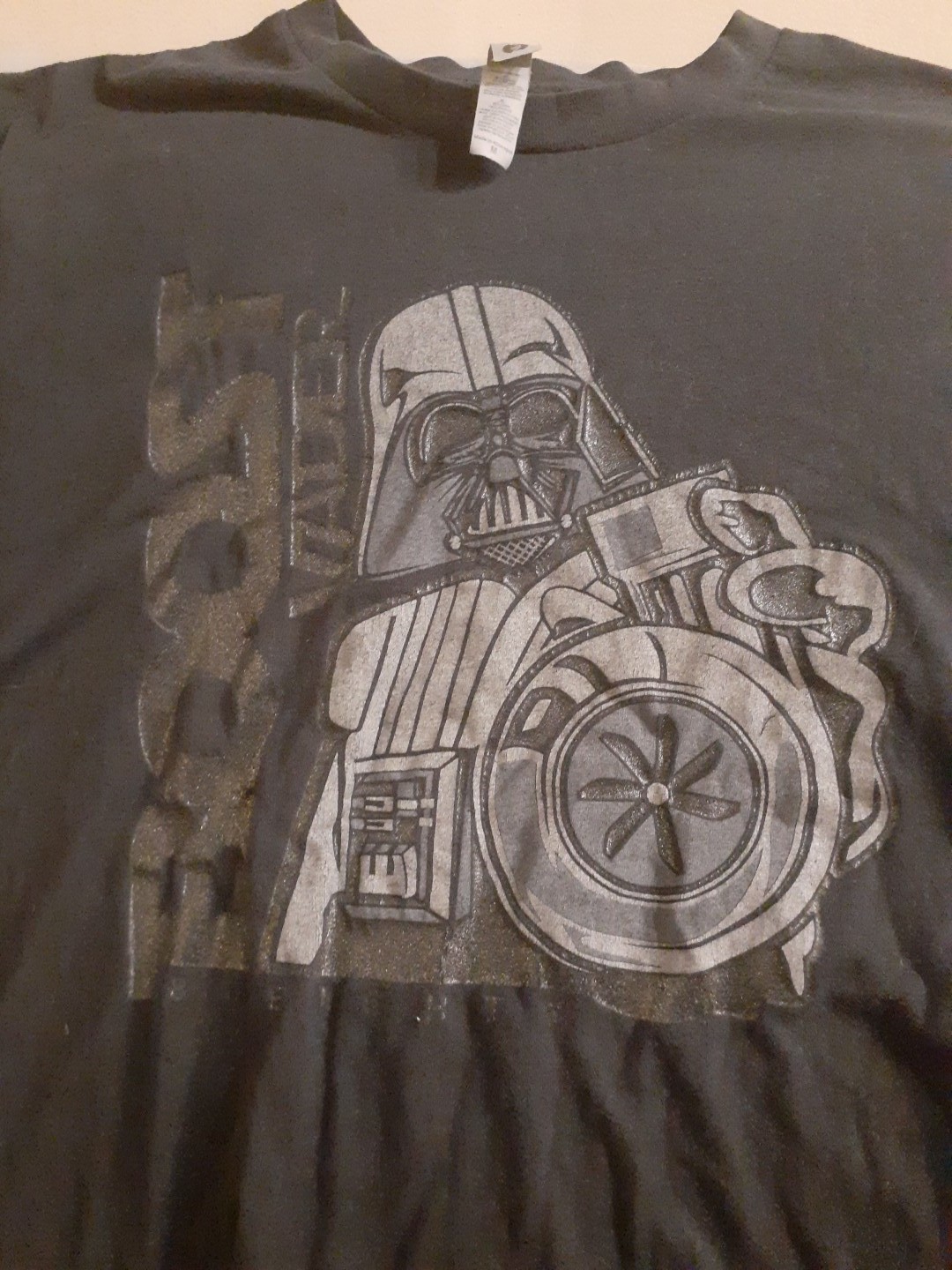 Mens Star Wars Darth Vader Medium TShirt Black Boost Vader