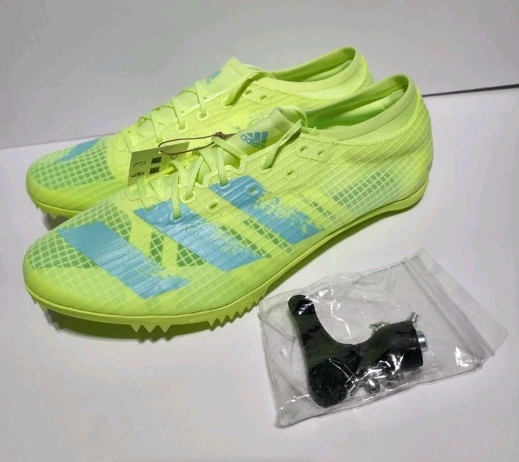 Adidas Adizero Ambition Running Spikes Track Shoes Athletic Yellow FY0369 10