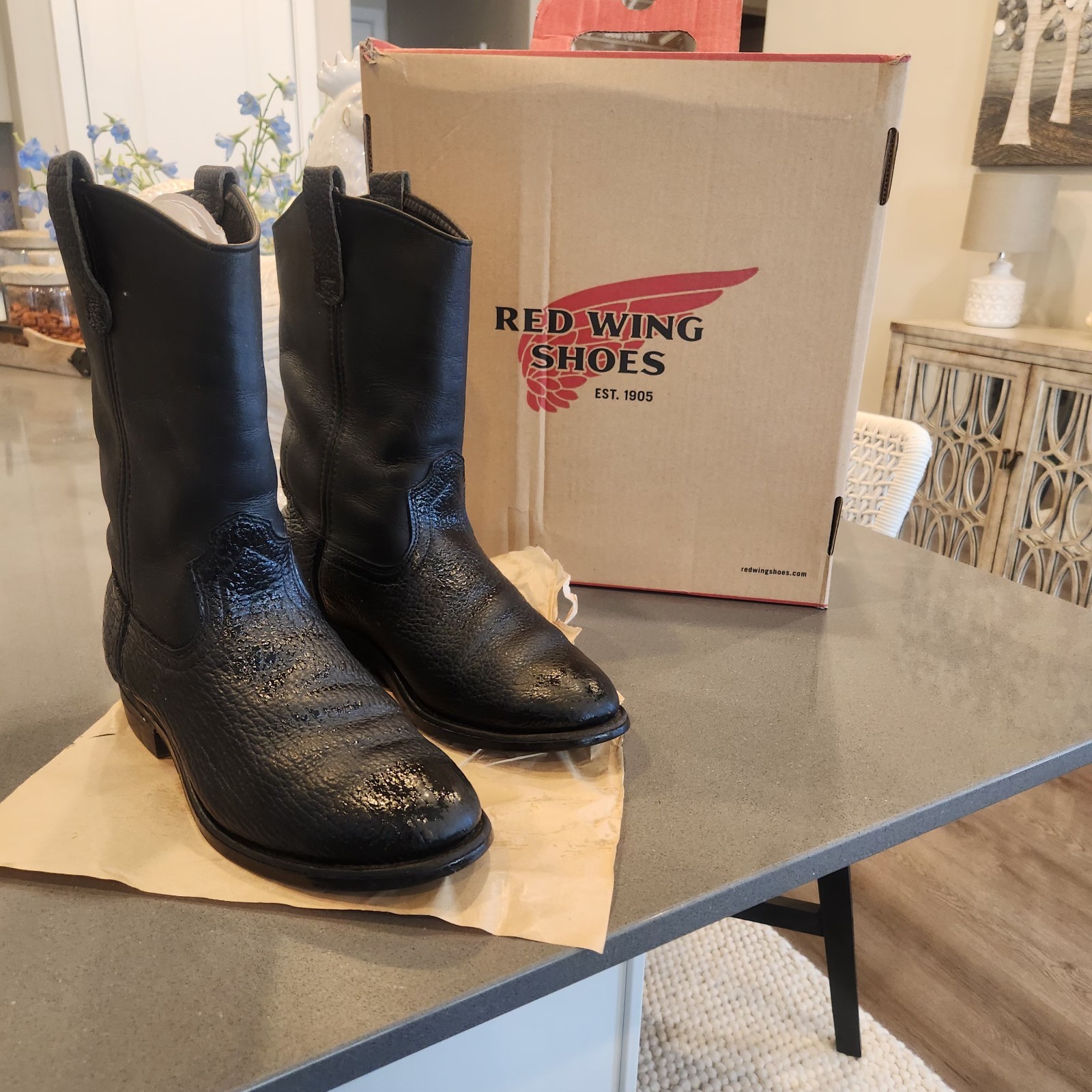 Red Wing 1158 Pecos Men’s Bullhide Leather Size 9ee