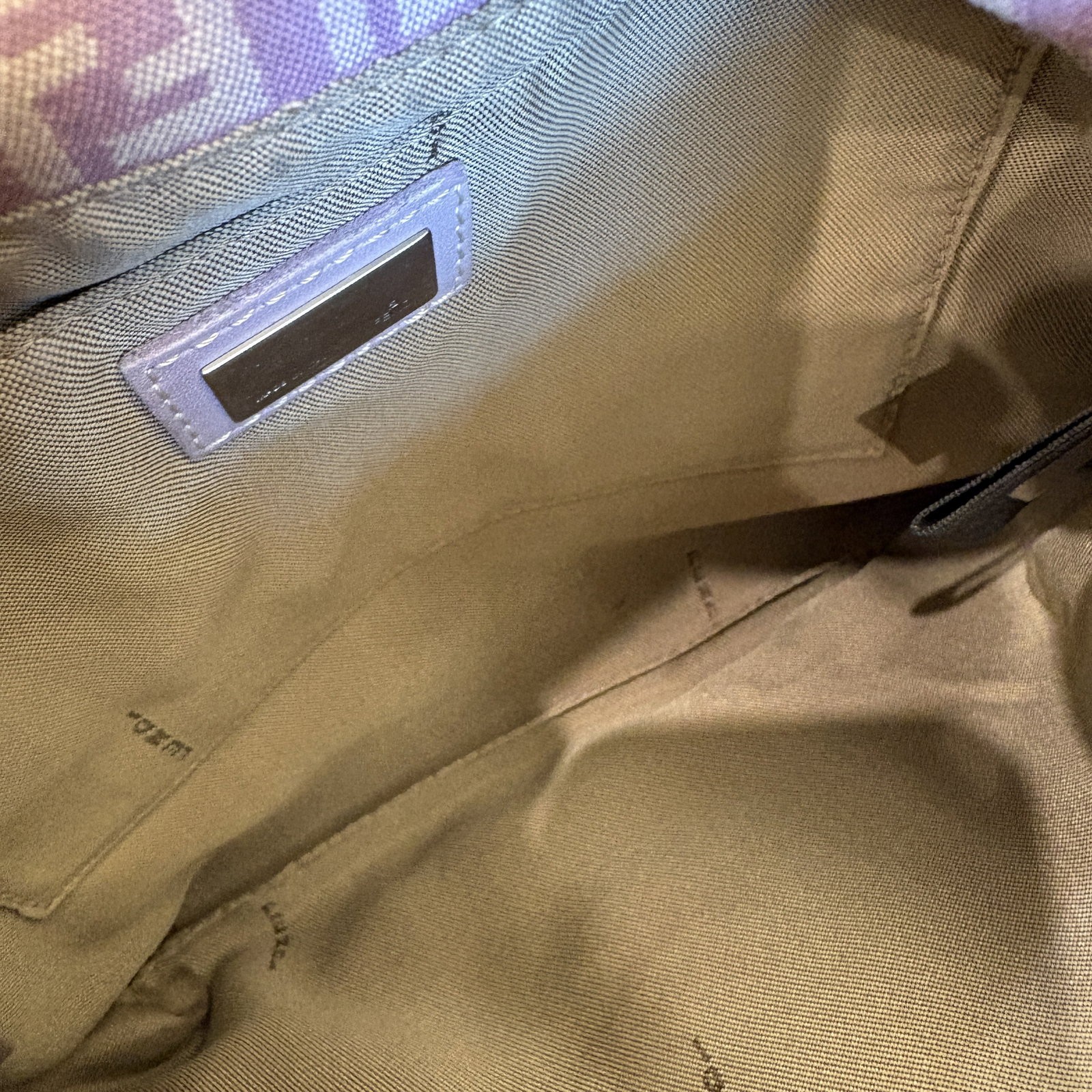 Fendi Shoulder Bag Light Purple Beige Zucchino (lc041826c6)