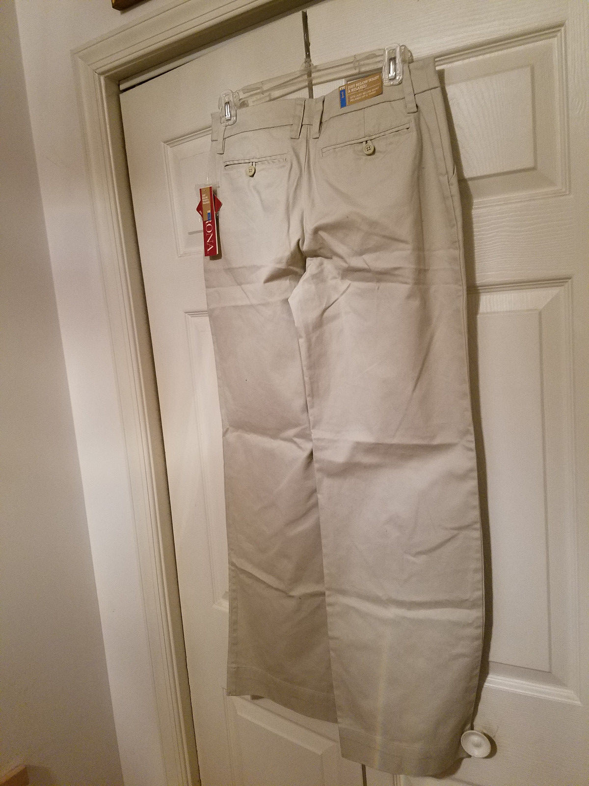 Merona Oyster The Ultimate Khaki Nanotex Fabric Relaxed Size 2 Pants (New)