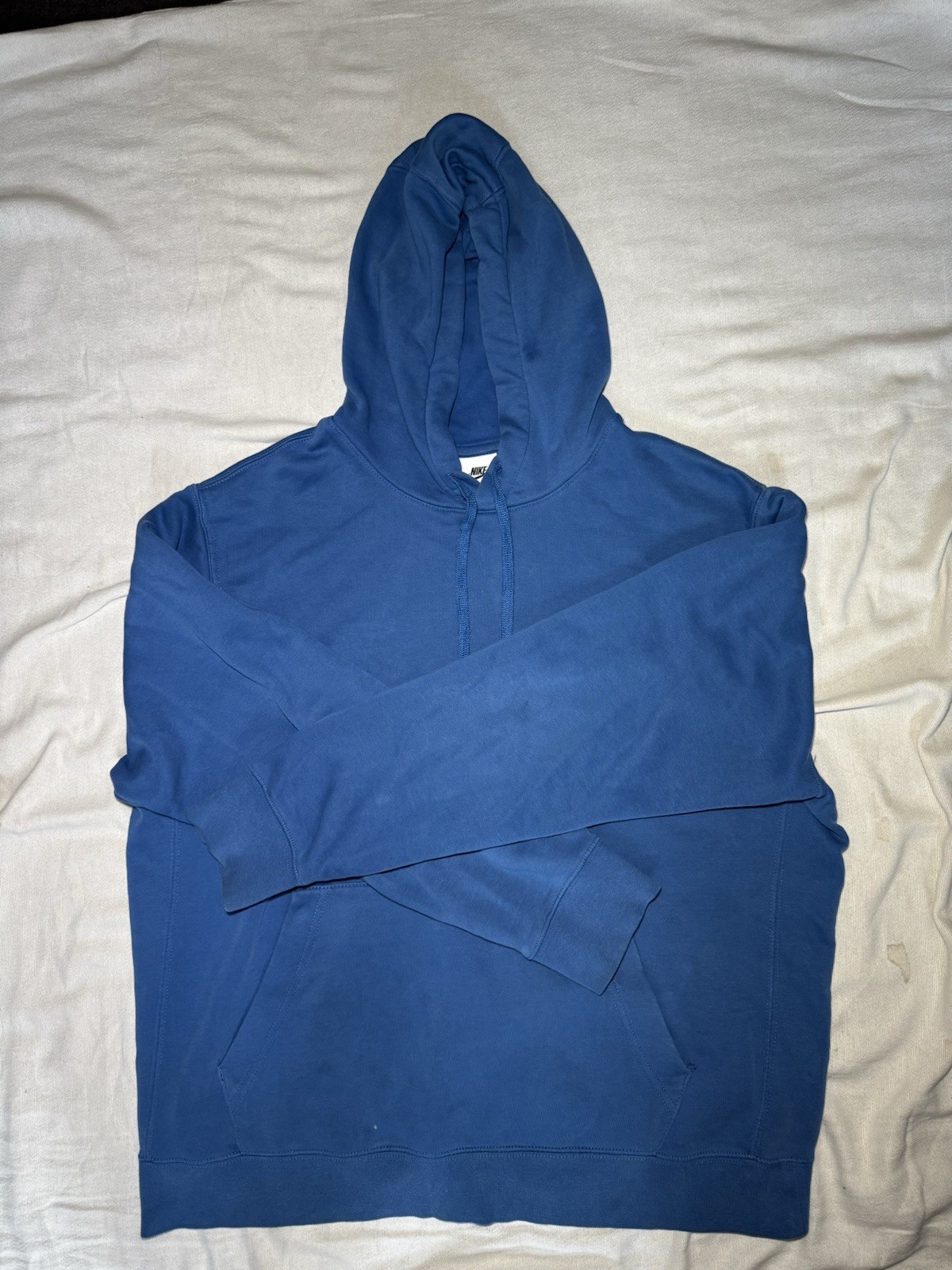 Nike Sportswear Club Fleece Pullover Hoodie Royal Blue Size L