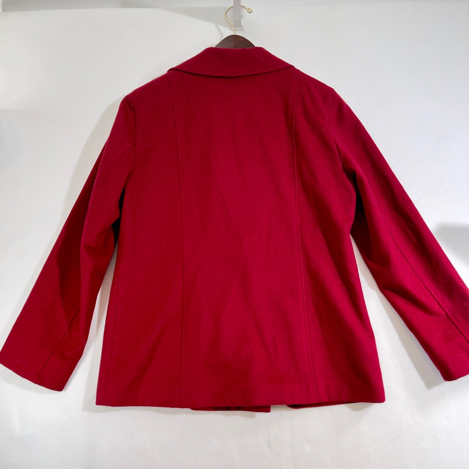 Blazer Coat Emanual Ungaro Woman 10 90% Wool 10% Cashmere 3 Button Dble Breasted