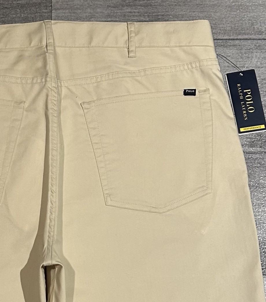 NWT!! Ralph Lauren Polo Golf 5-pocket Performance Pants Men’s 36×30 Basic Sand