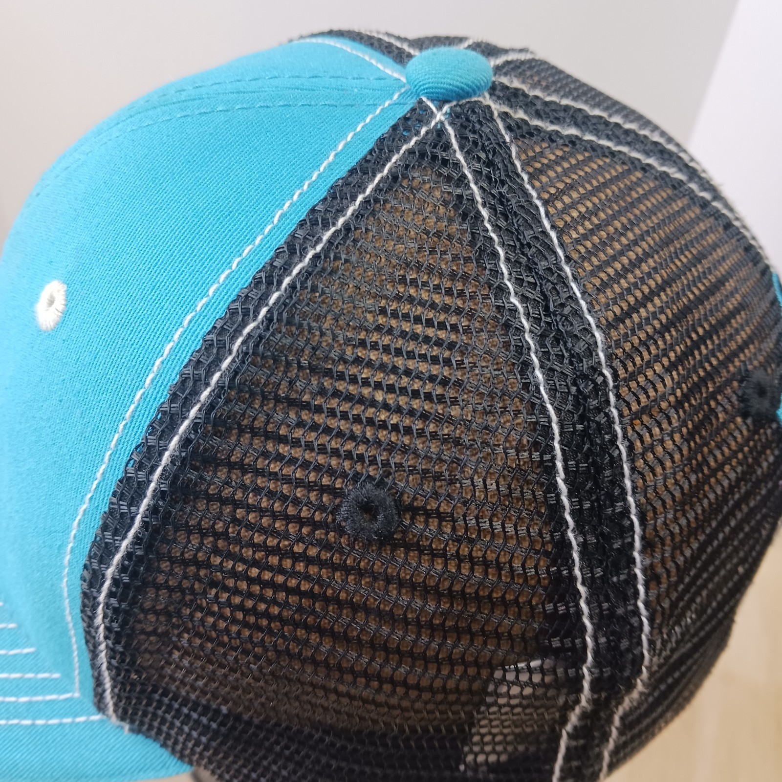 EUC CAT Carolina CAT 2-Tone Mesh Cap Hat OSFA Construction Heavy Machine