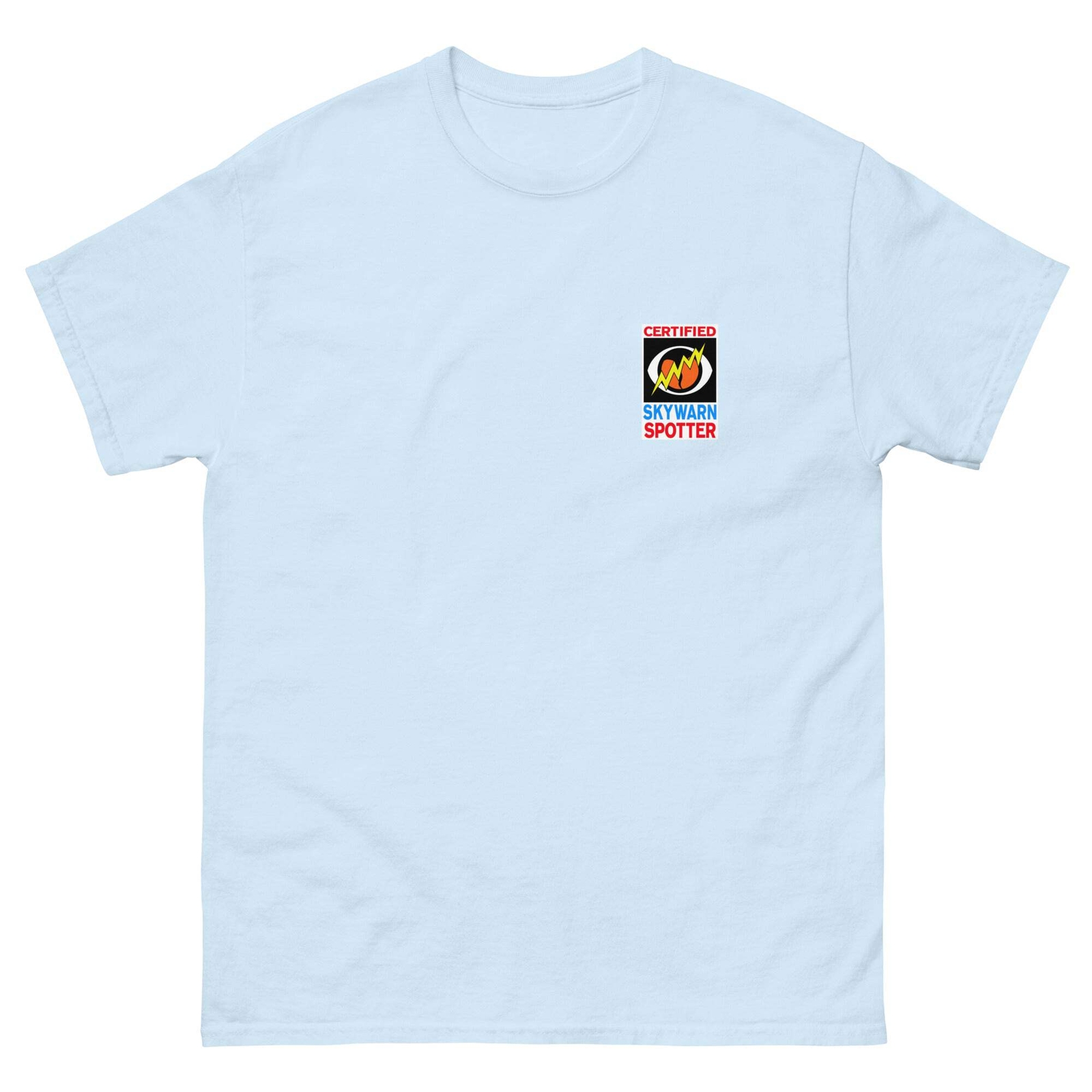 Skywarn Spotter Eye Gildan 5000 Unisex T-shirt Ham Radio Weather