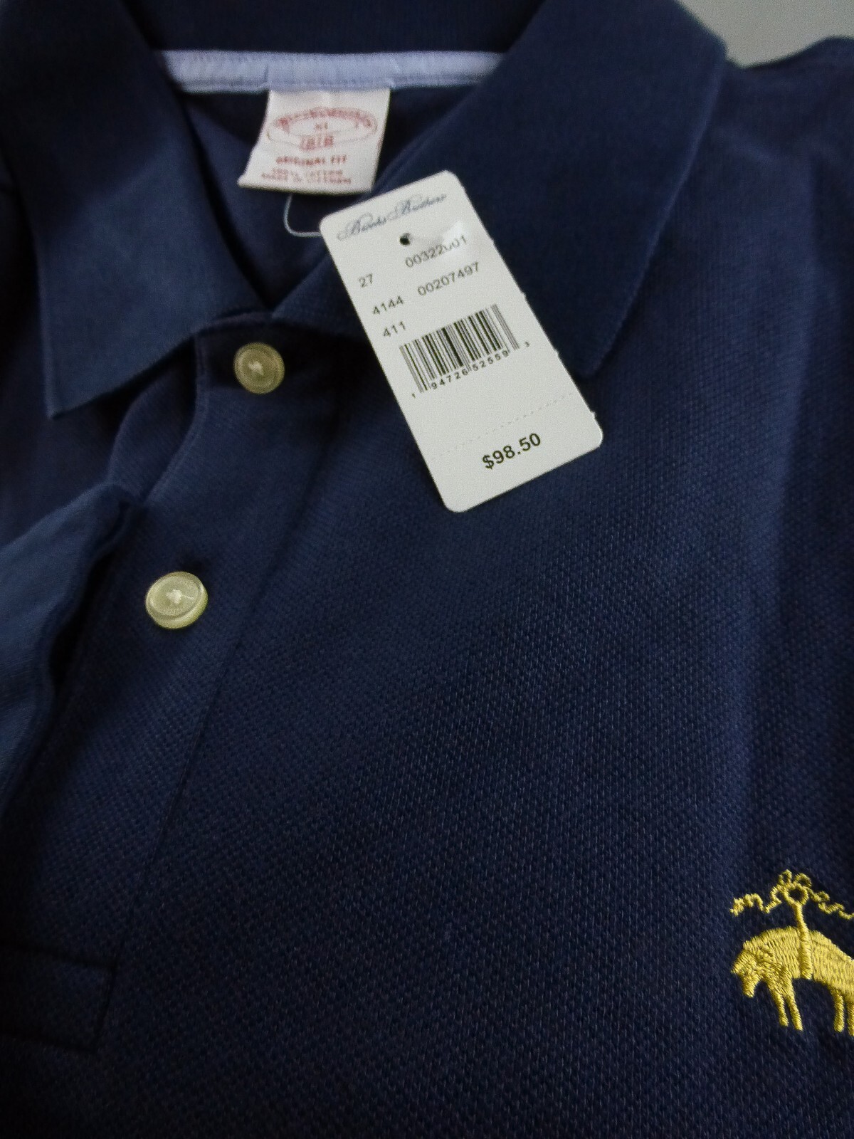 BROOKS BROTHERS LONG SLEEVE POLO SHIRT Men’s – ORIGINAL Fit New $98