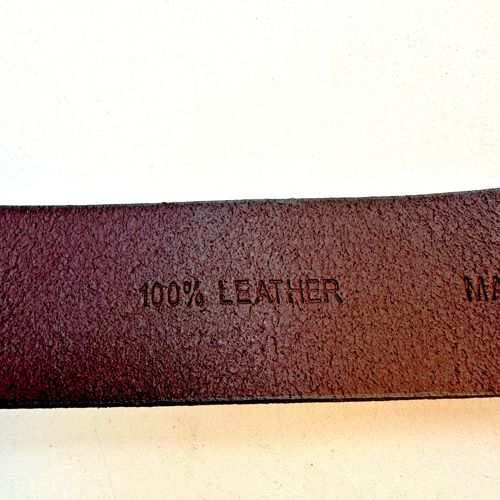 Levi’s Made in Italy Belt Men’s Sizes W32- 36 100% Leather Dark Brown New