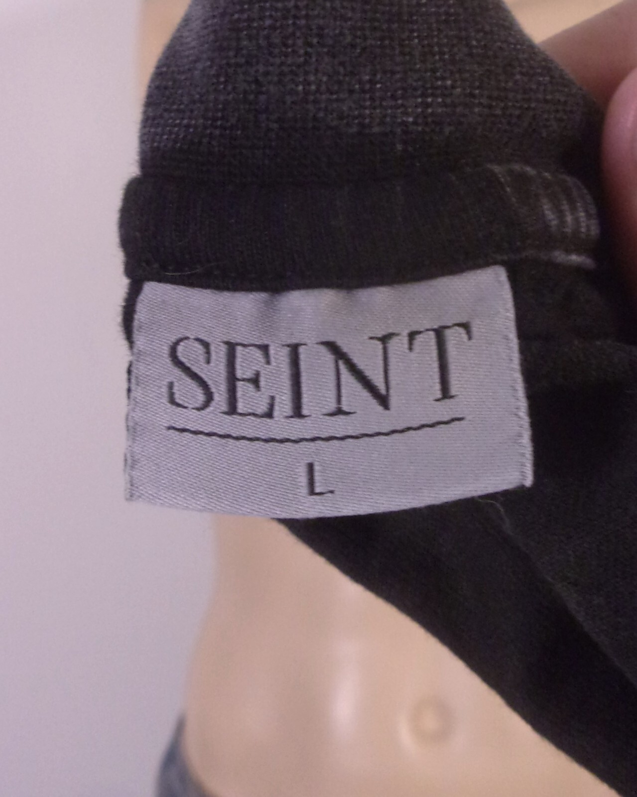 vintage EUC Seint 2 Sided T-Shirt Makeup Beauty Products SZ L