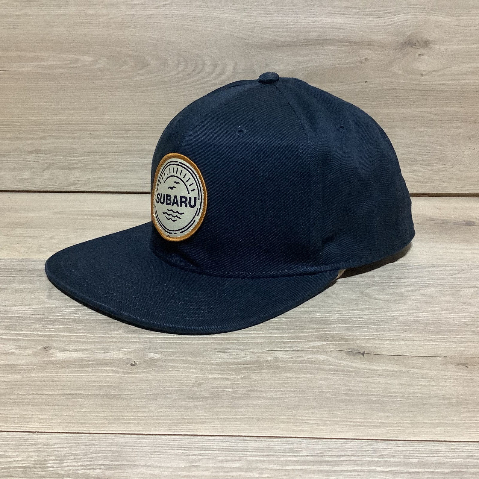 Subaru Outdoor Beach Logo Snapback Hat Navy Blue