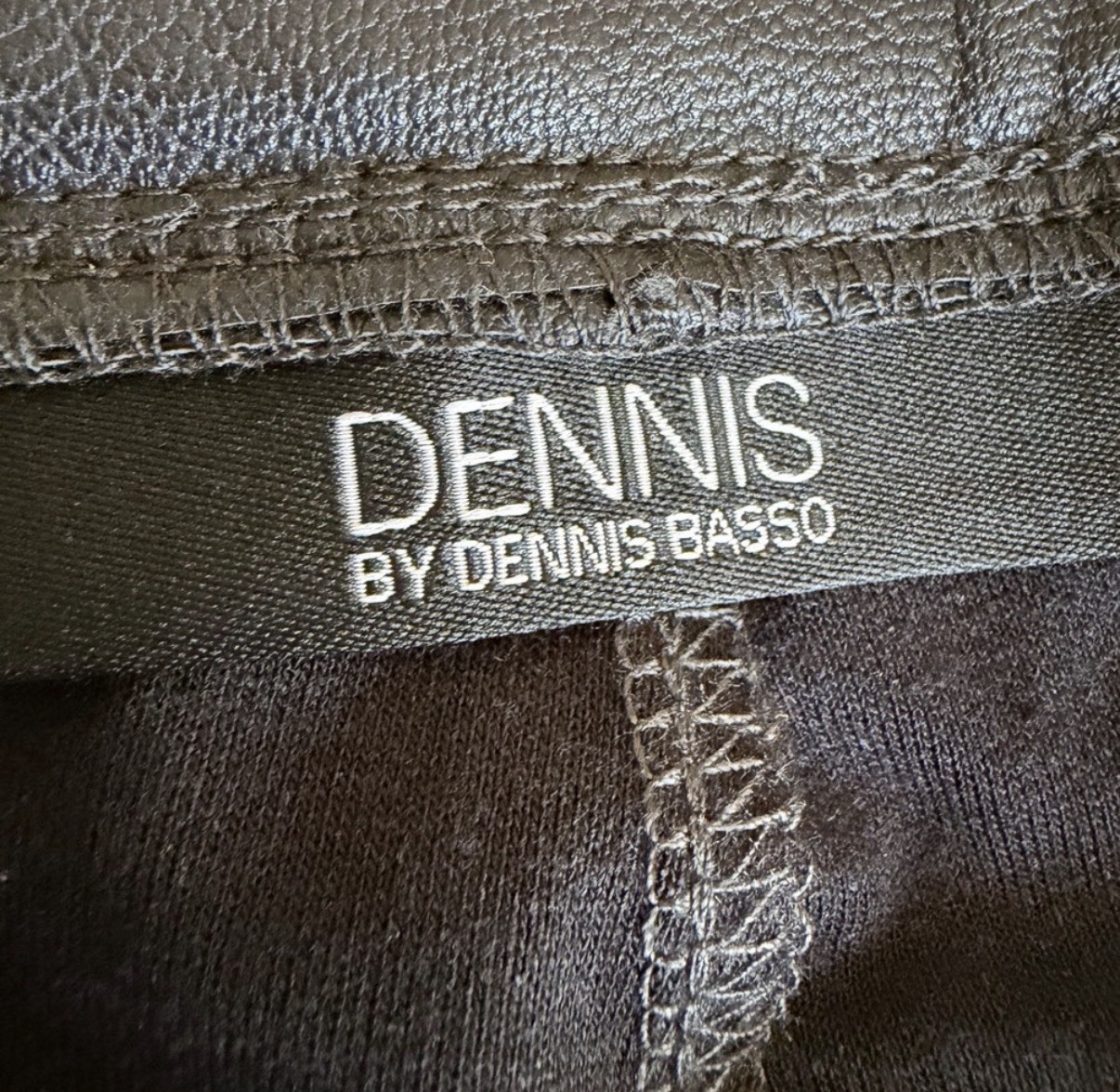 Dennis Basso Black Skinny Pants Size L