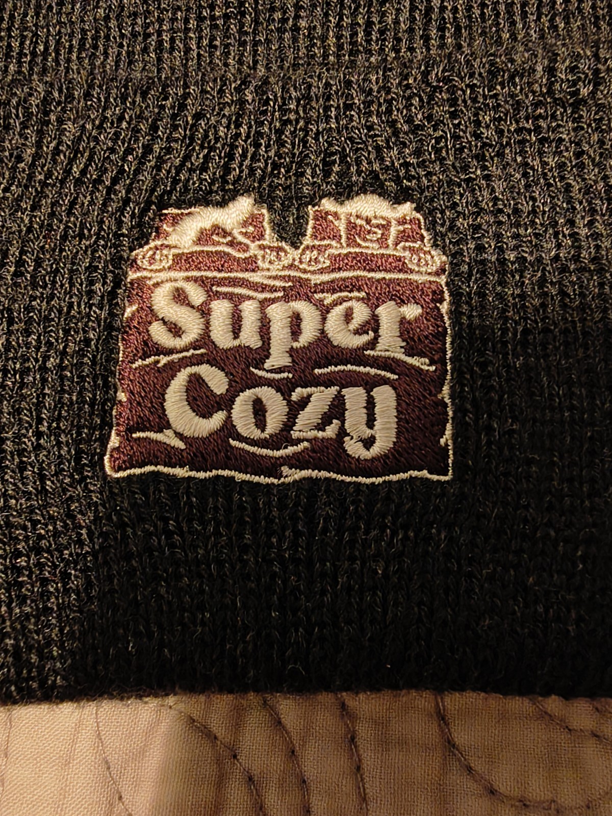 Super Cozy Knit Beanie Hat Cozy Black Adult One Size Mikkeller Brewing San Diego