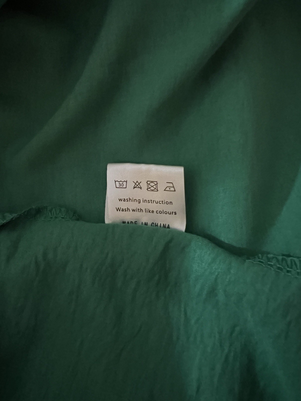 HEYTALALA Green Smocked, On/Off Shoulder, Flutter Sleeve Peplum Blouse