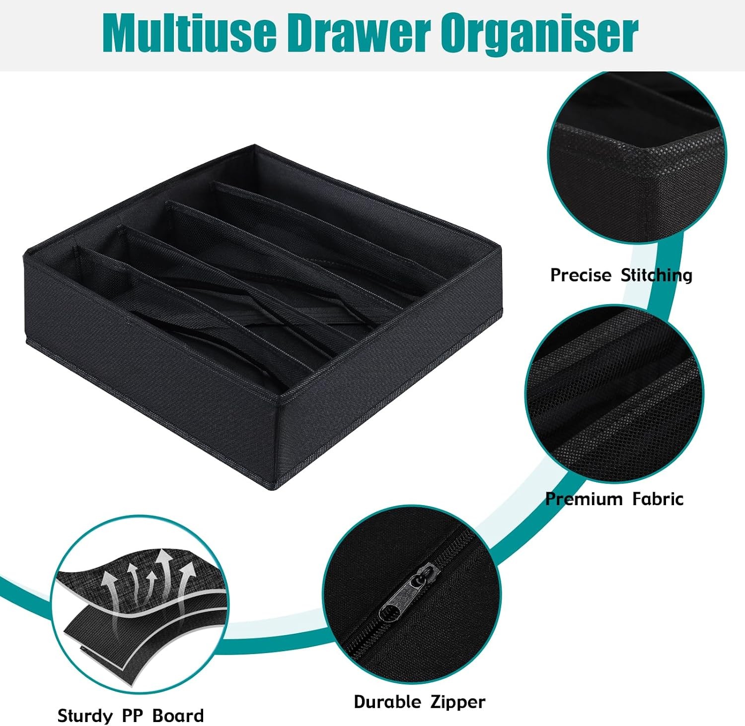 Bra Storage Drawers Organizer for Clothing Underwear Drawer Organizer Dividers