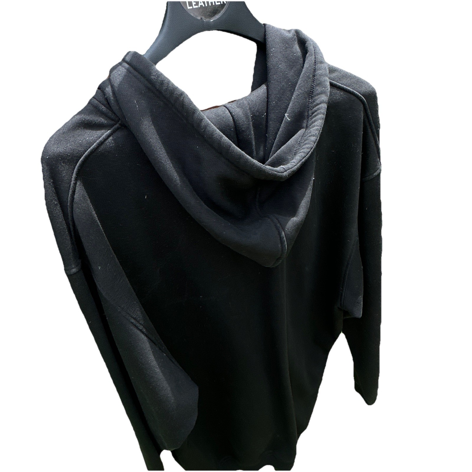 Avirex Men’s Black Full Zip Hoodie King of Spades Graphic Embroidered 3XB