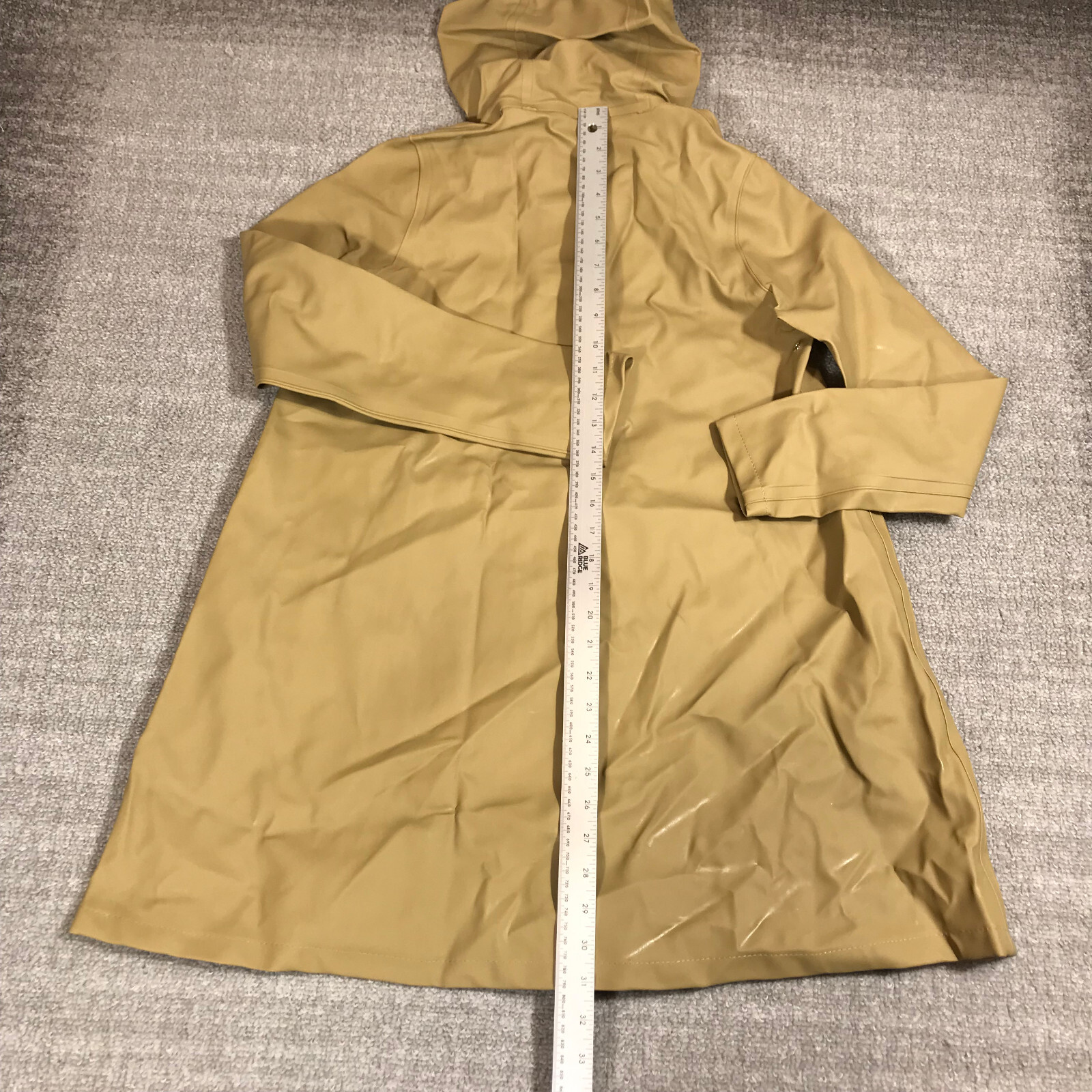 Stutterheim Stockholm Jacket Womens 3XS XXXS Sand Hoodie Unisex Mosebacke Tan