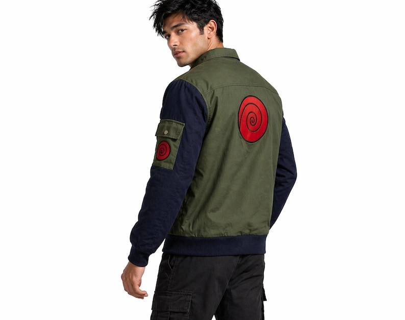 Naruto Green Cotton Jacket | Anime Style Naruto Ninja Cotton Jacket