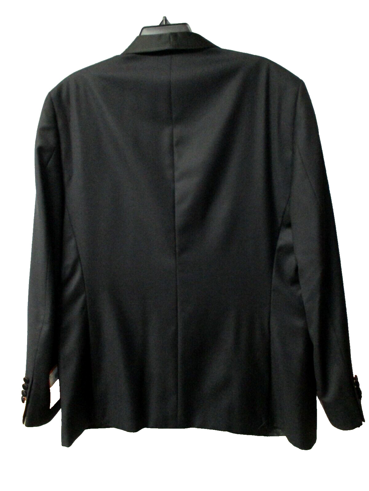 TALLIA Tuxedo Suit Jacket Mens 44R Black Slim Fit 100% Wool Shawl Lapel Formal