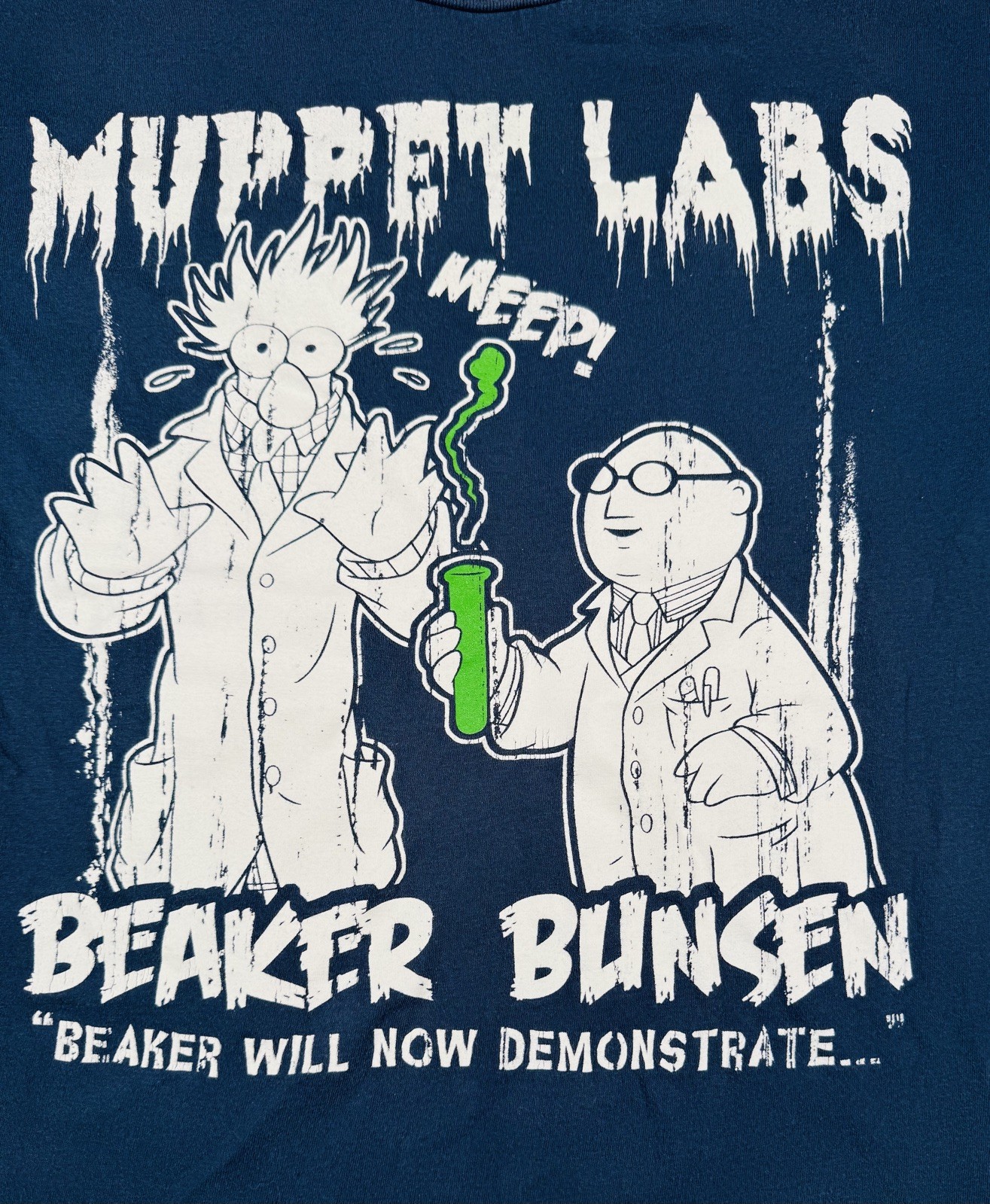 Disney The Muppets Beaker & Bunsen Vintage Muppet Labs T-Shirt – Small