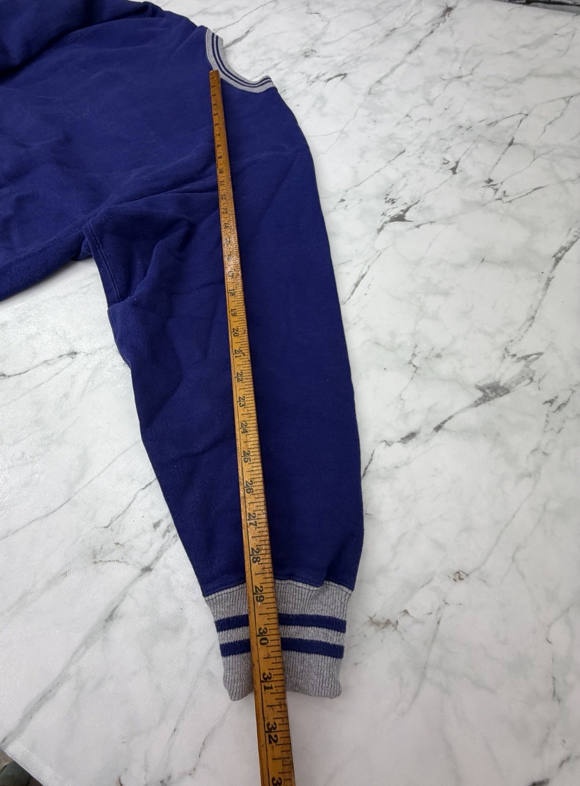 Vintage Champion Reverse Weave Sweatshirt Mens XL Blue Grey Crewneck USA 90s