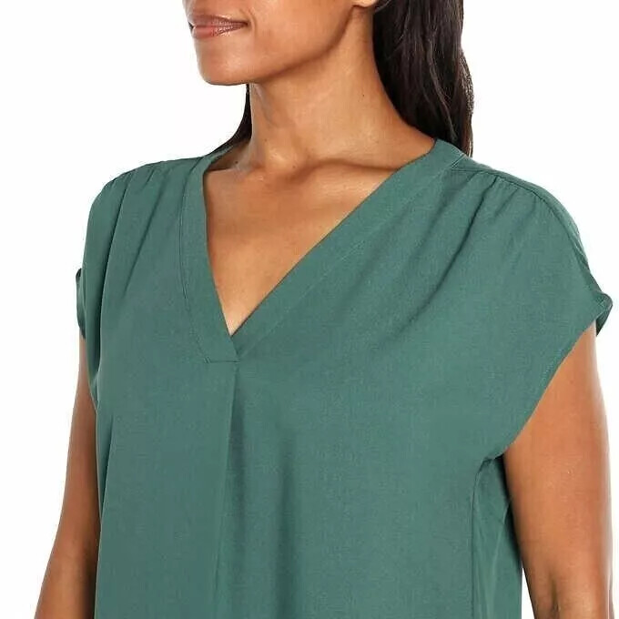 Banana Republic Ladies’ Short Sleeve V-Neck Blouse(#1764639 & 1685714)