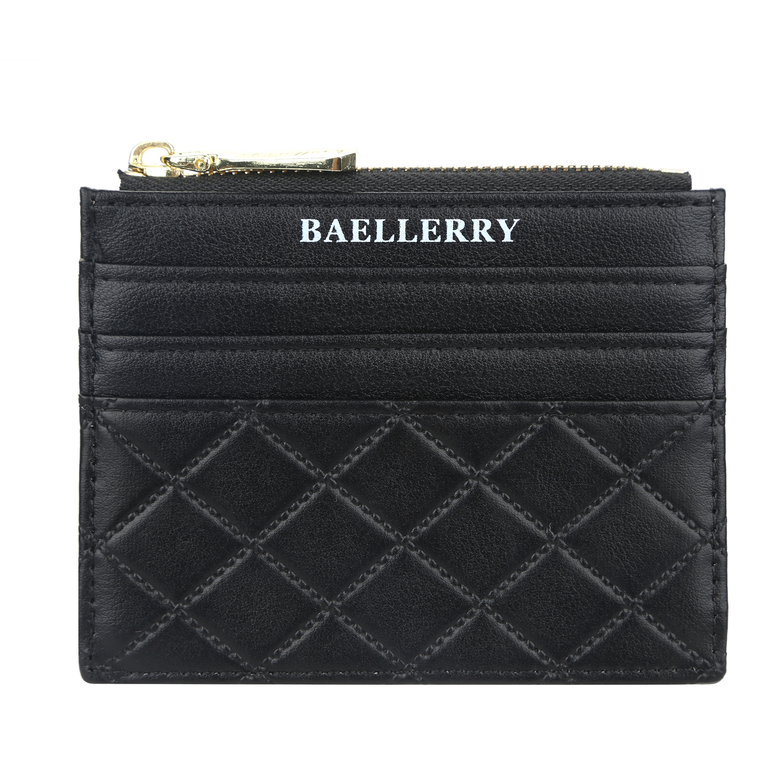 Womens Small Slim Credit Card Holder Mini Front Pocket Wallet Zipper Coin Purse
