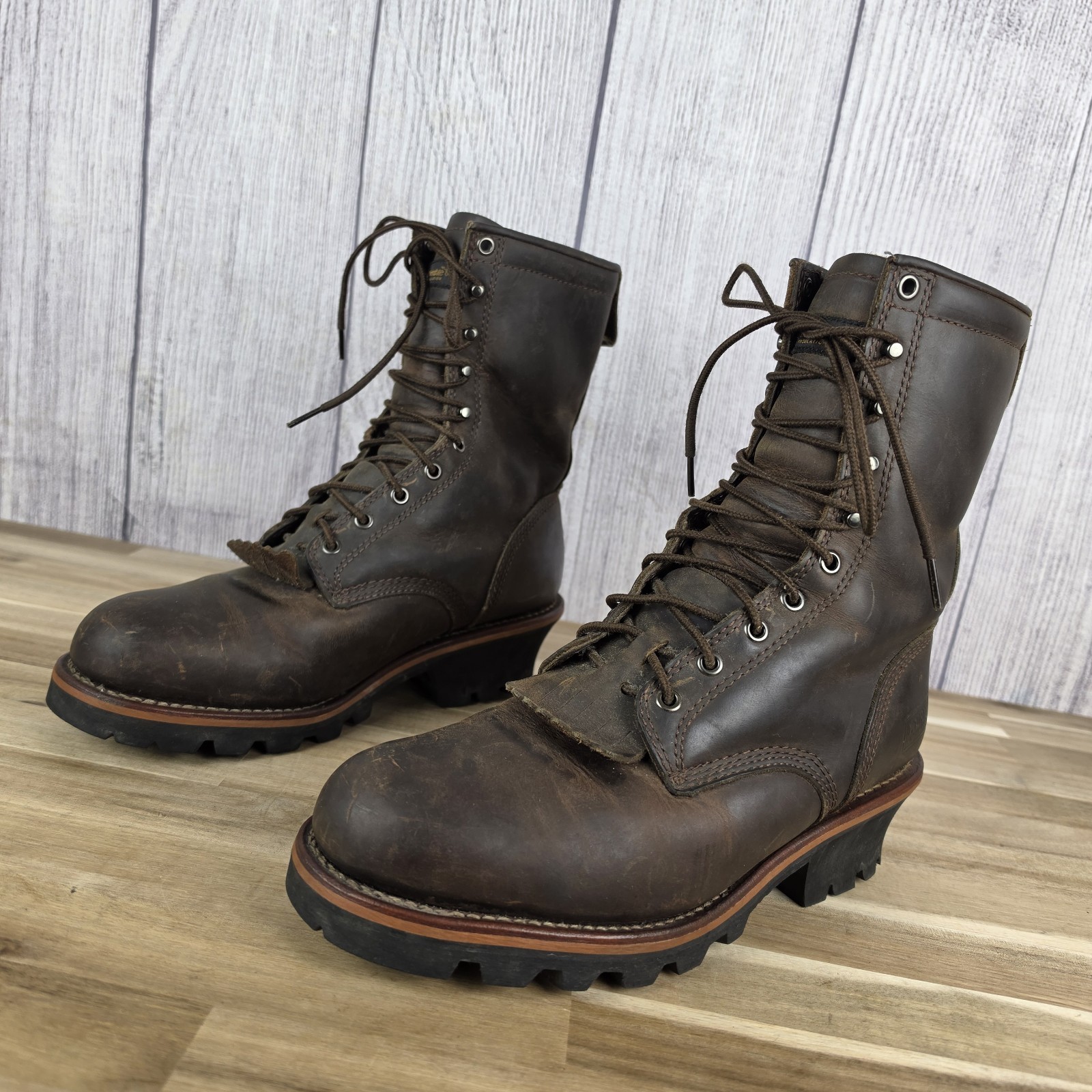 Worx By Red Wing Thinsulate Brown Work Steel Toe Insulated Boots Men’s Size 9 W