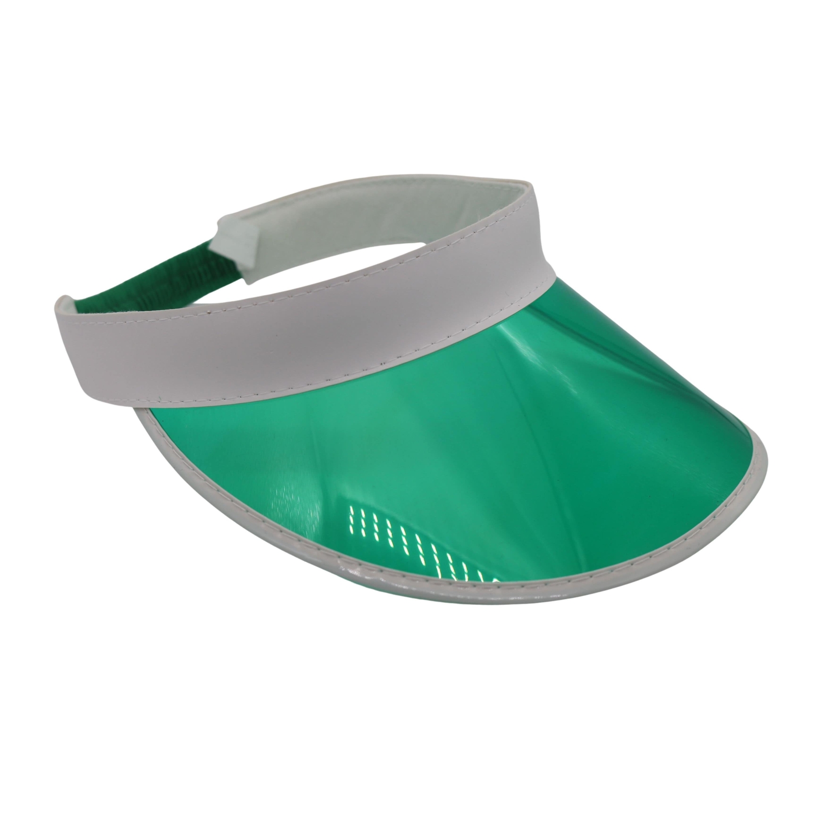 Green Plastic Casino Poker Visor Dealer Costume NEW (ll)