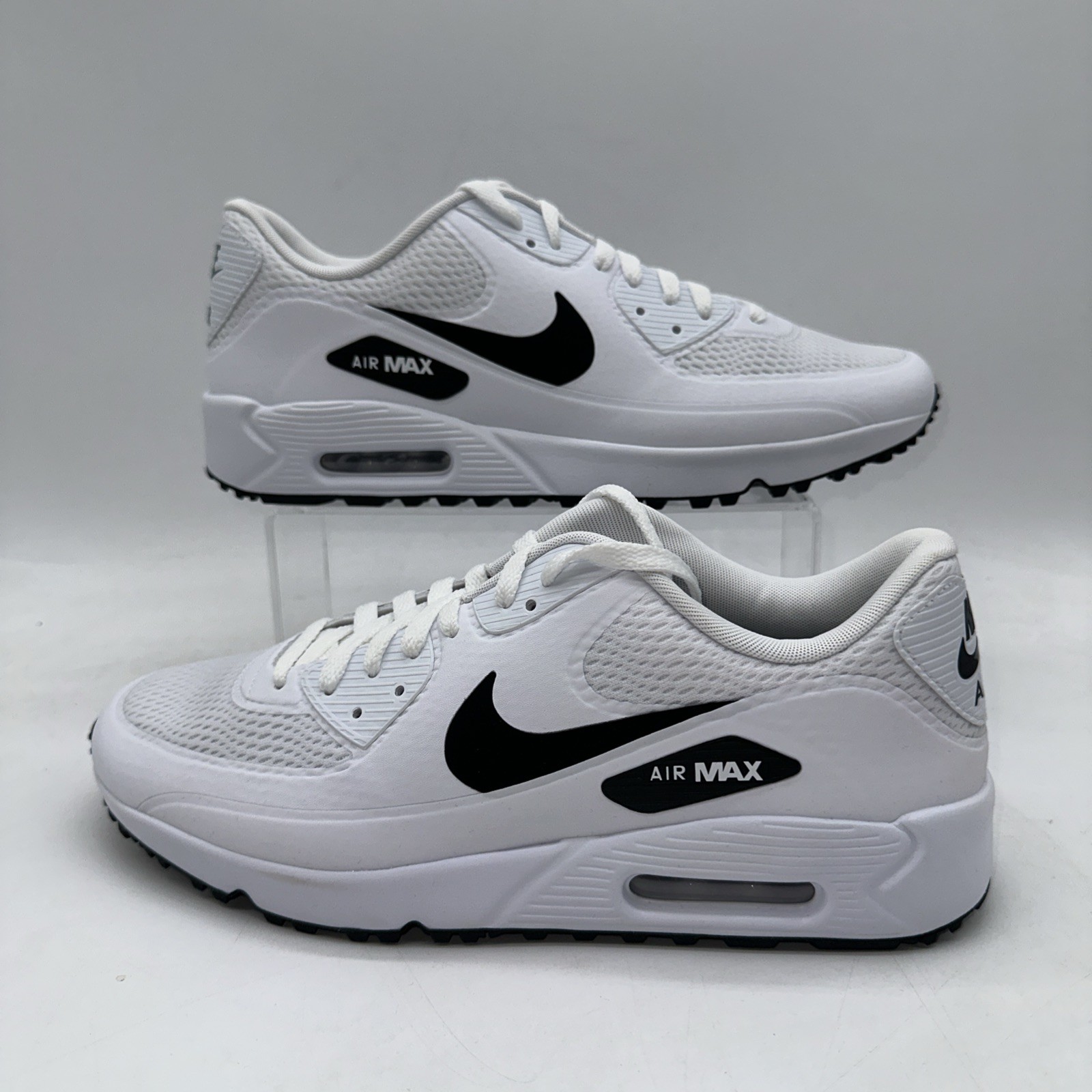 Nike Men’s Size 11.5 Air Max 90 G (CU9978 101) White Golf Cleat Sports