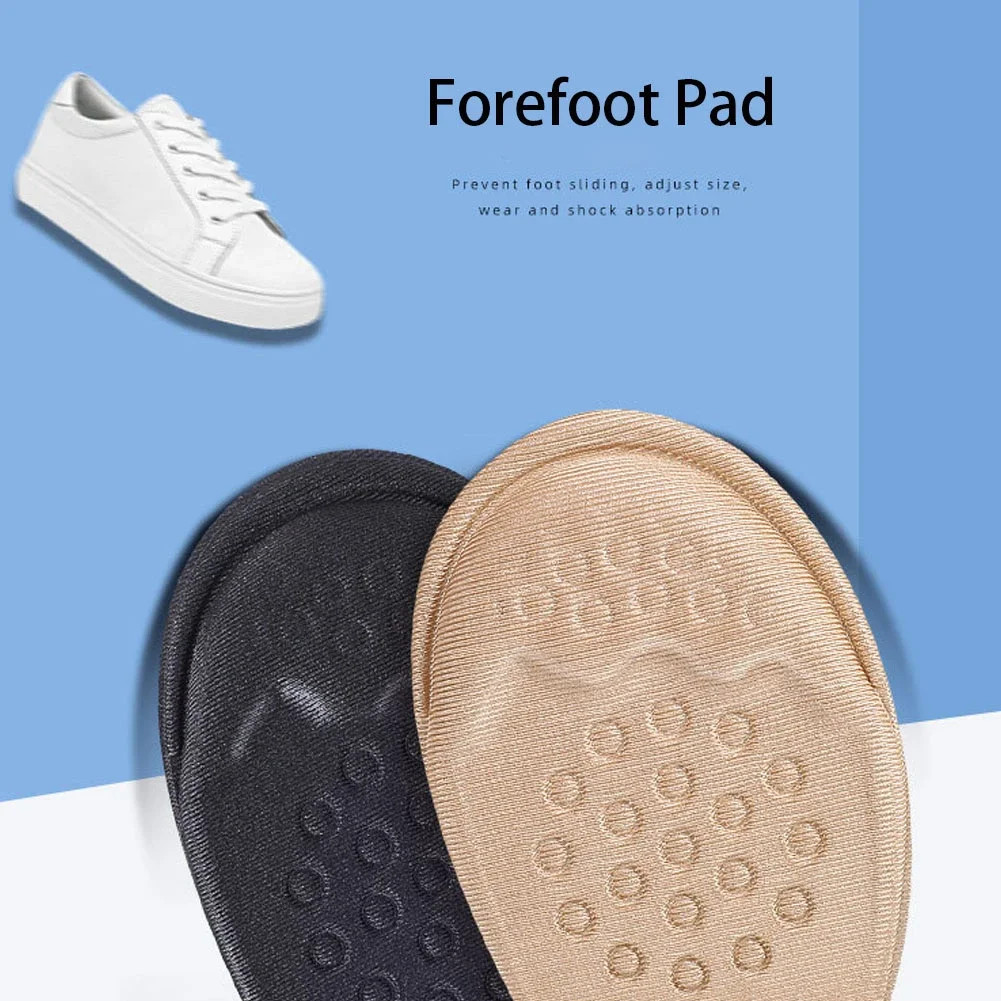 Half Insoles for Shoes Inserts Forefoot Insert Non-Slip Sole Cushion Reduce Shoe