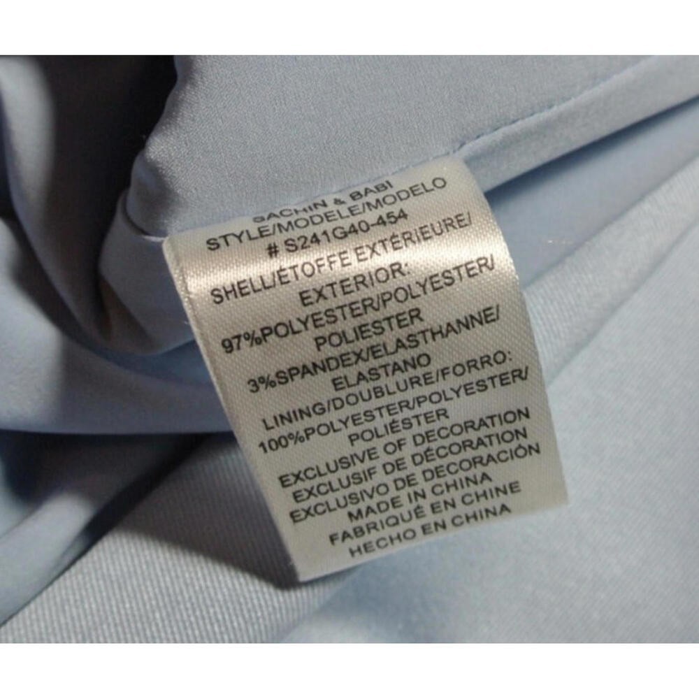 NEW, SACHIN & BABI Pryce Gown in Glacial Blue Size 12 #LD285