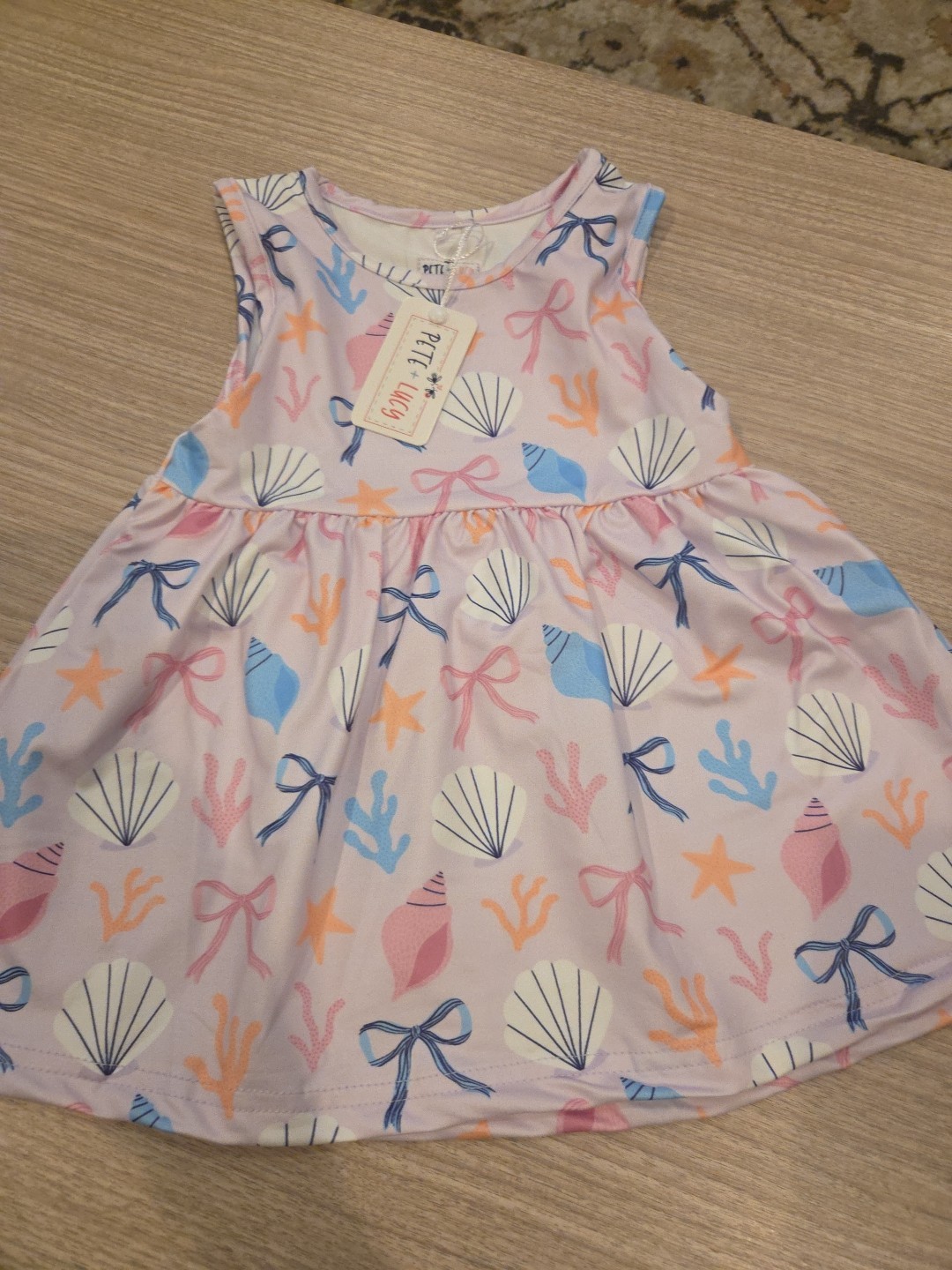 Pete & Lucy Shell Belle 2 Piece Set Girls Size 3T