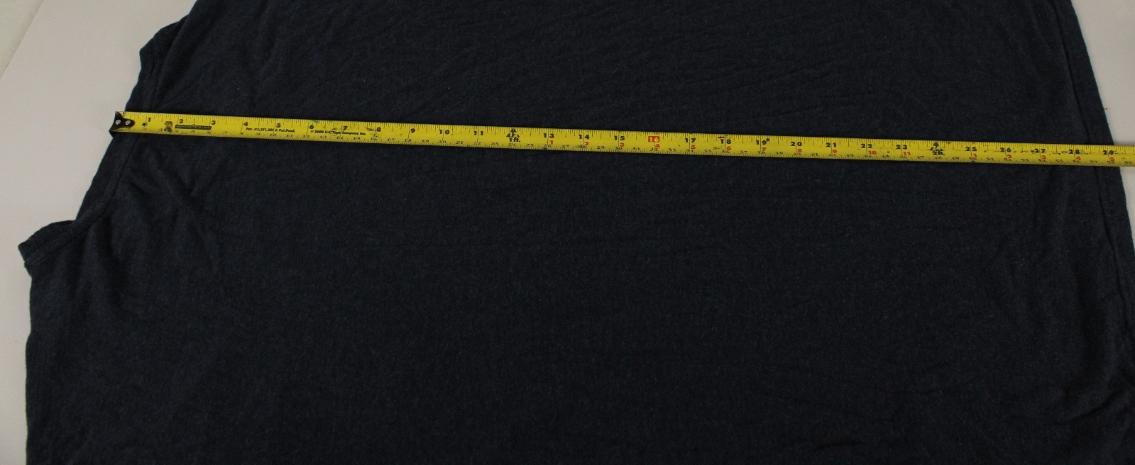 Hanes Blue T-shirt Large L Super Soft 95% Modal Viscose 5% Spandex Undershirt