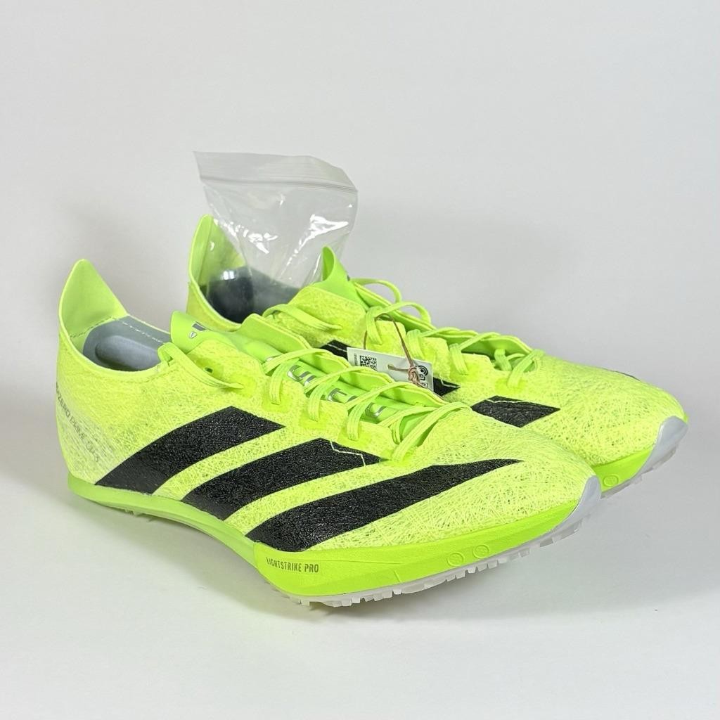 NEW ADIDAS ADIZERO PRIME 3 STRUNG TRACK & FIELD SPIKES LUCID LEMON IH5800 7.5