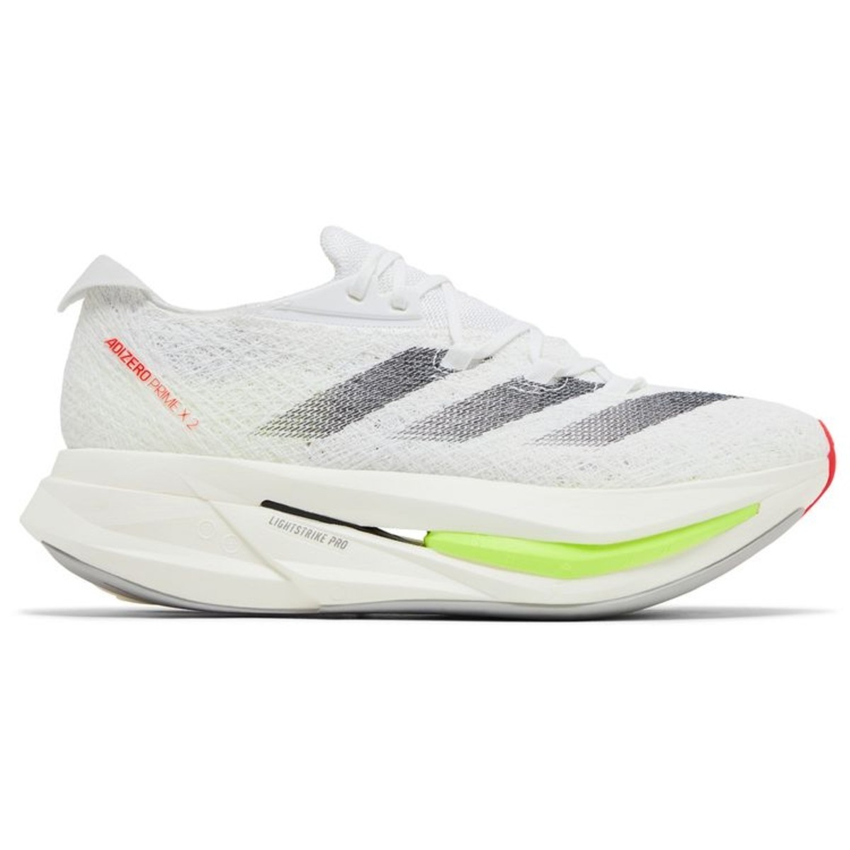 adidas Adizero Prime X 2.0 Strung White Black Lucid Red IH5685 Men New