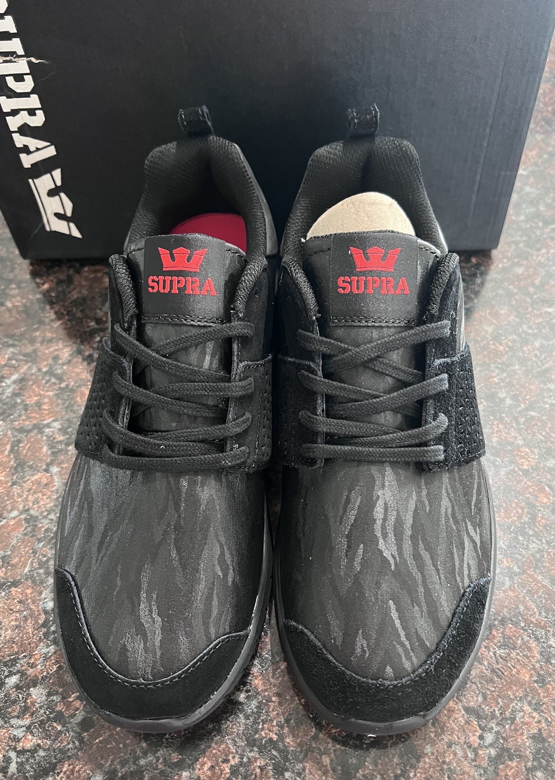 Supra Mens Scissors Sneakers Size7:5- 08027-025-M Black