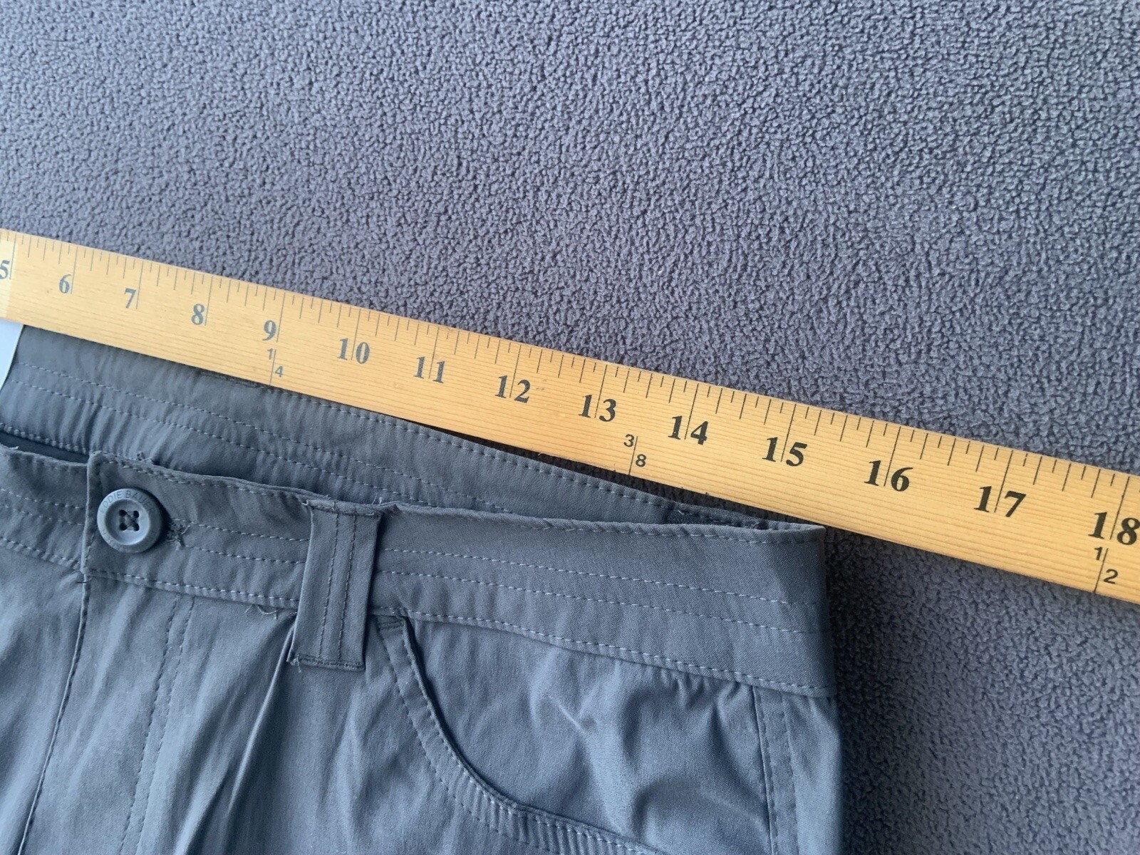 Eddie Bauer Rainier Capri Pants Womens Sz 8 Gray NWT UPF 50+ Outdoors Hiking