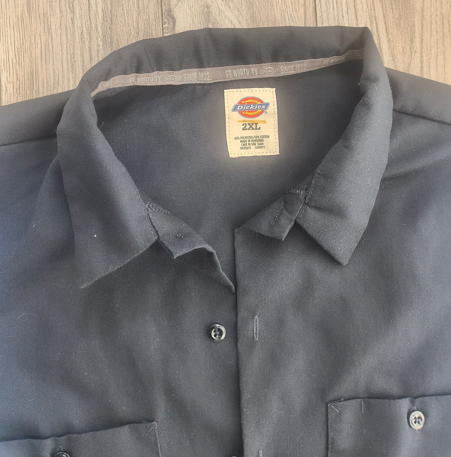 Dickies Two-Tone Short Sleeve Work Shirt Size 2XL