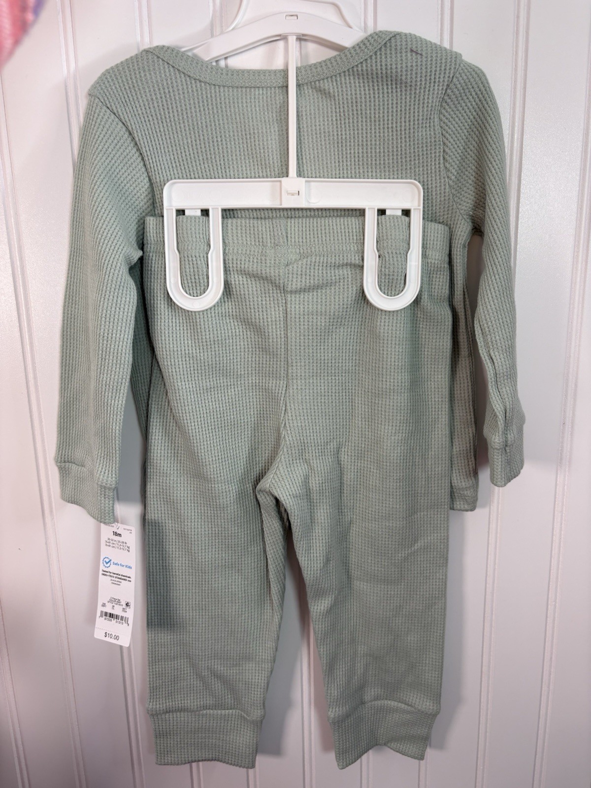 Carter’s Just One You Baby 2-piece Thermal Set Sage Green NB 3M 6M 9M 12M 18M
