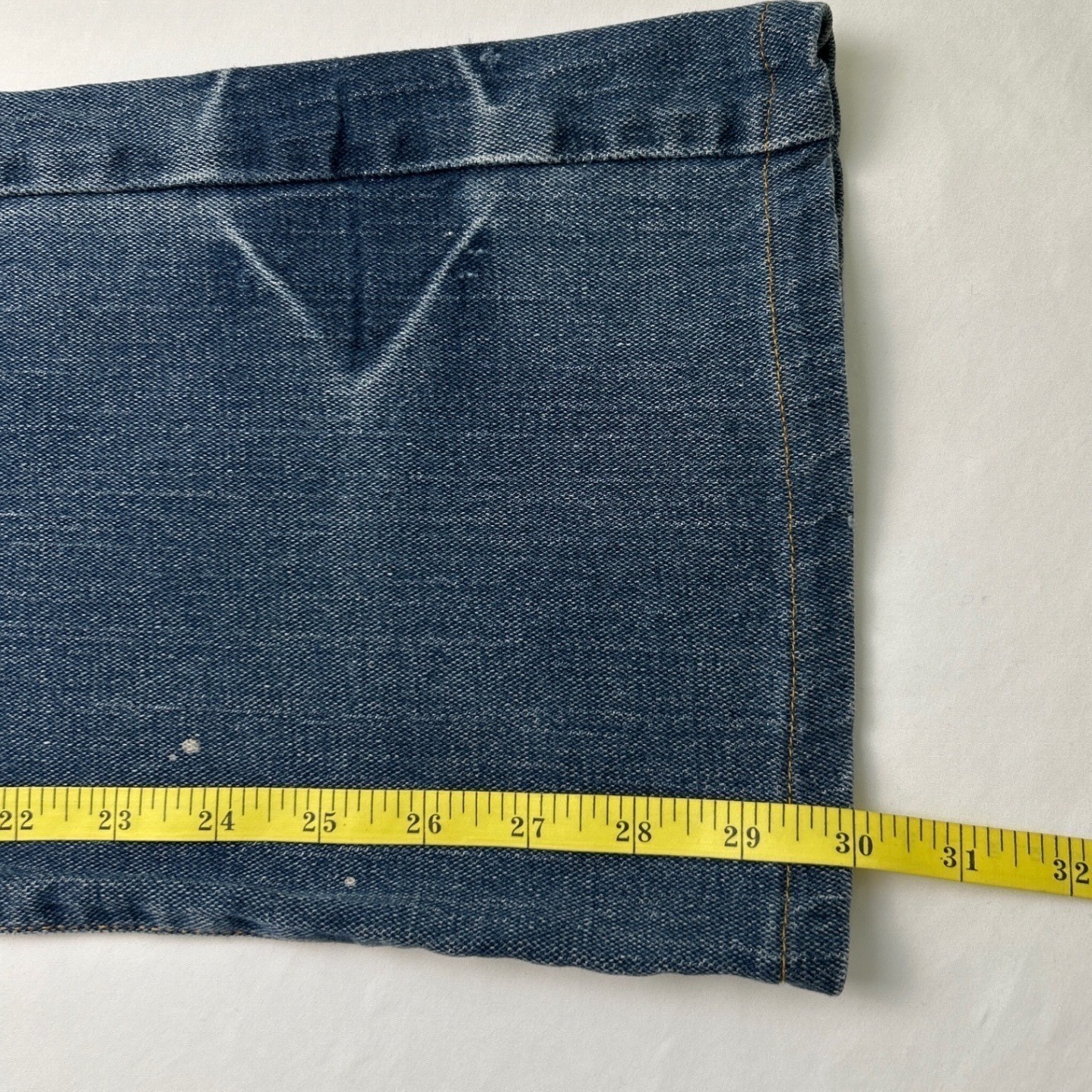 Hint Womans Low Rise Bootcut Jeans Size 8/9 Blue Distressed Streetwear Stretch