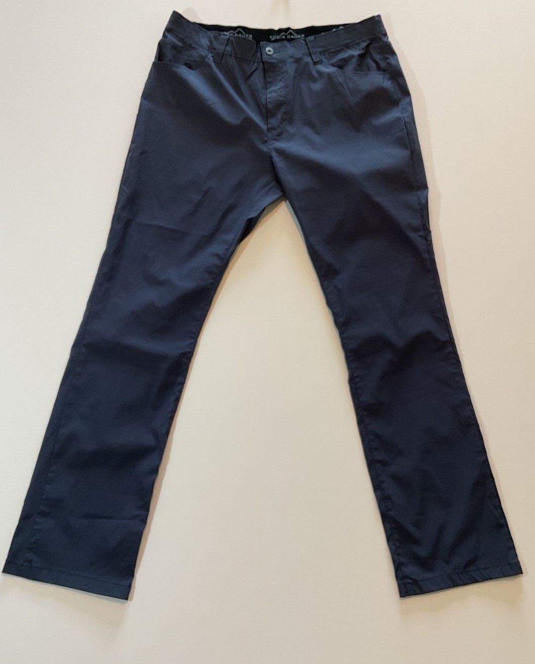 Eddie Bauer Performance Hiking Pants Navy Blue Stretch Travel Outdoor