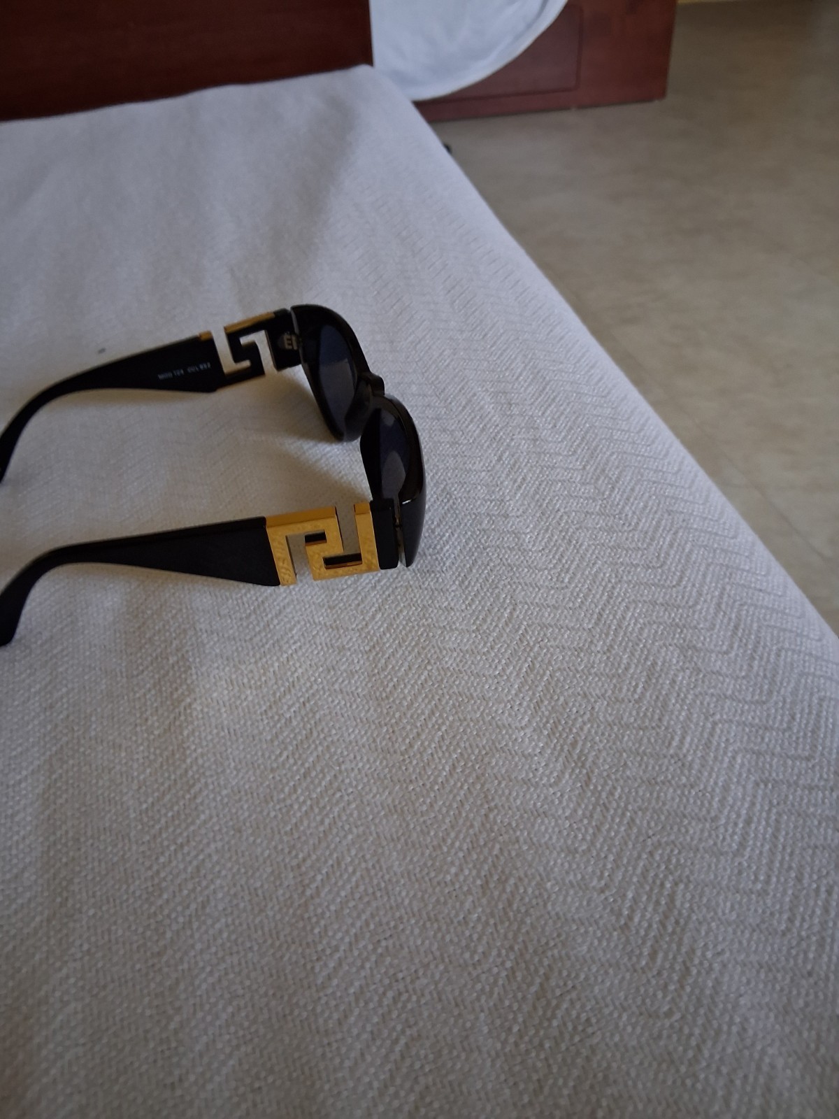GIANNI VERSACE Black Medusa Sunglasses MOD T24 COL 852 Black