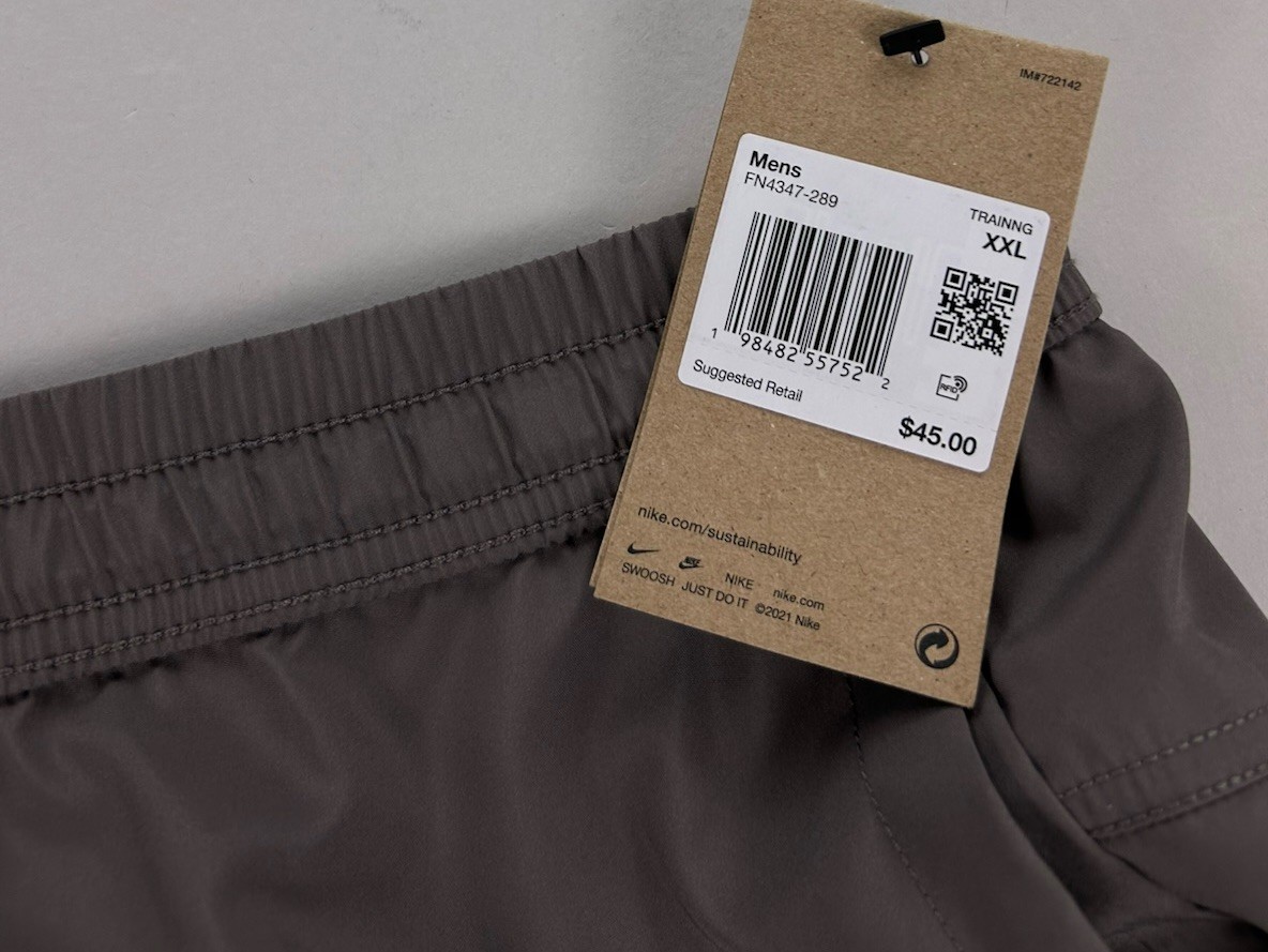 NEW Nike Dri-FIT Form 5” Unlined Versatile Shorts Stone Mens Sz 2XL FN4347-289