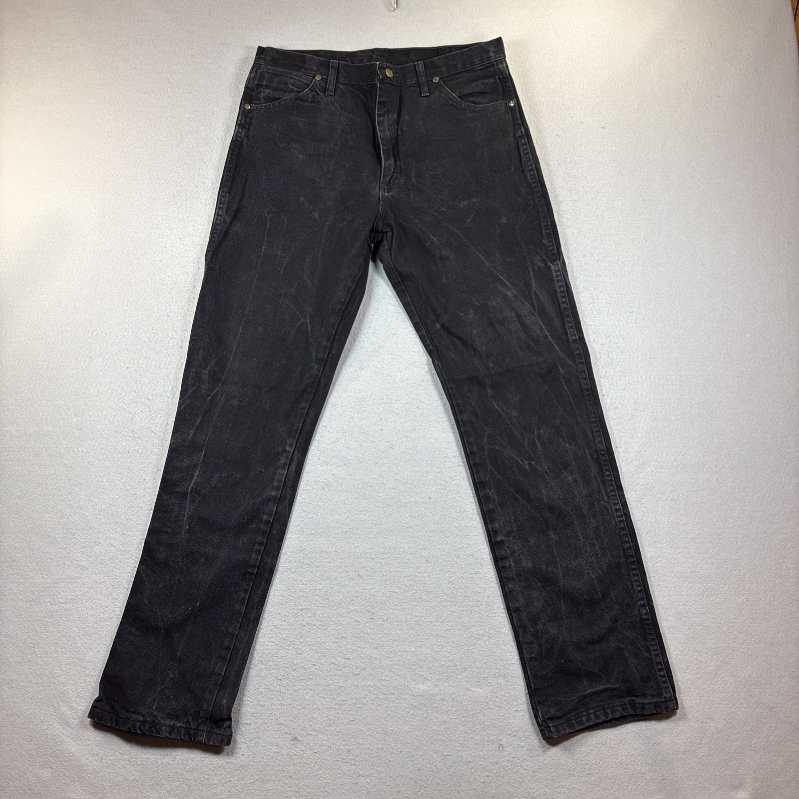 Wrangler 13MWZ Cowboy Cut Jeans 36×34 – Black