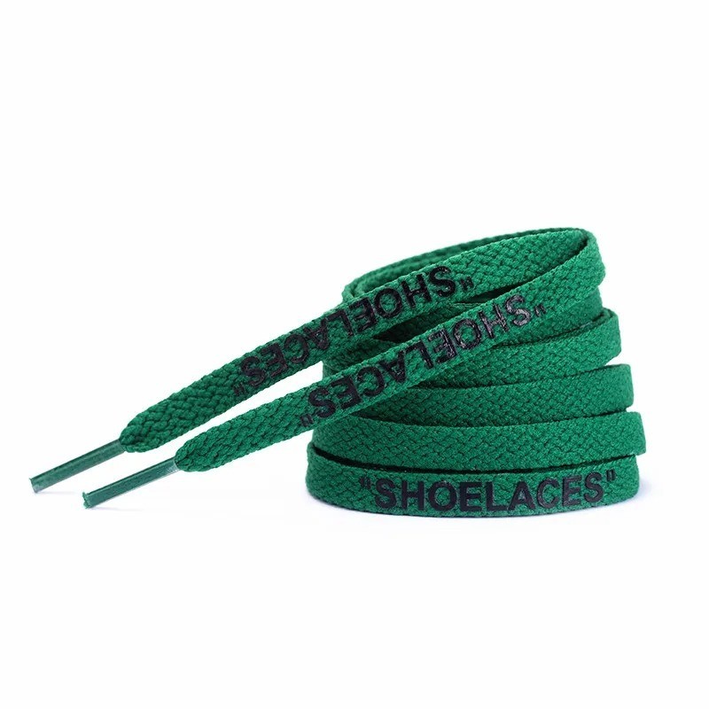Silicone Printing Shoelaces with Zip Tie Off White The Ten Shoelaces for Sneaker